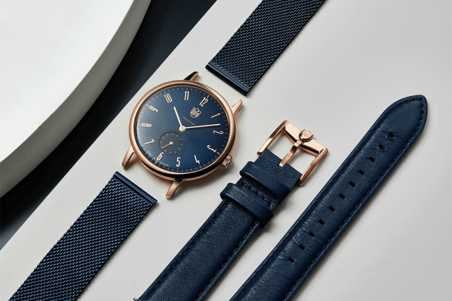 ドイツの腕時計「ドゥッファ(DUFA) 」がステンレス製メッシュベルトが