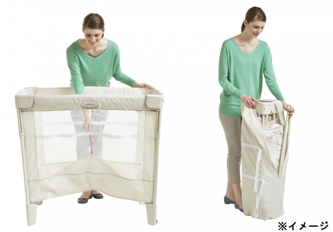 アップリカ ココネル エアープラス ベビーベッド チョコレート