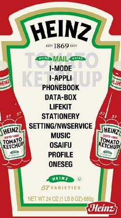 DoCoMo限定！ハインツブランドの「きせかえツール」が新登場！ 携帯の