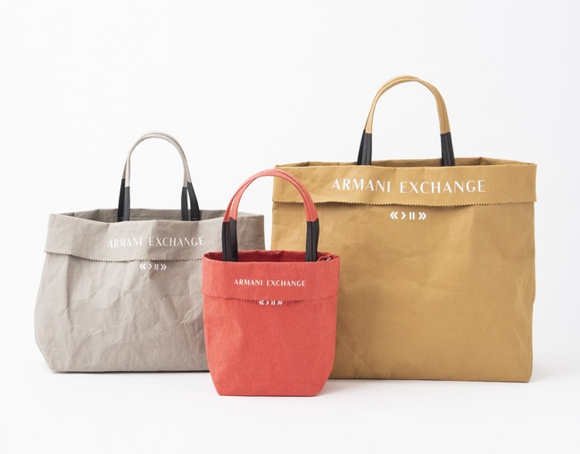 A|X アルマーニ エクスチェンジ】紙のショッピングバッグがおしゃれに