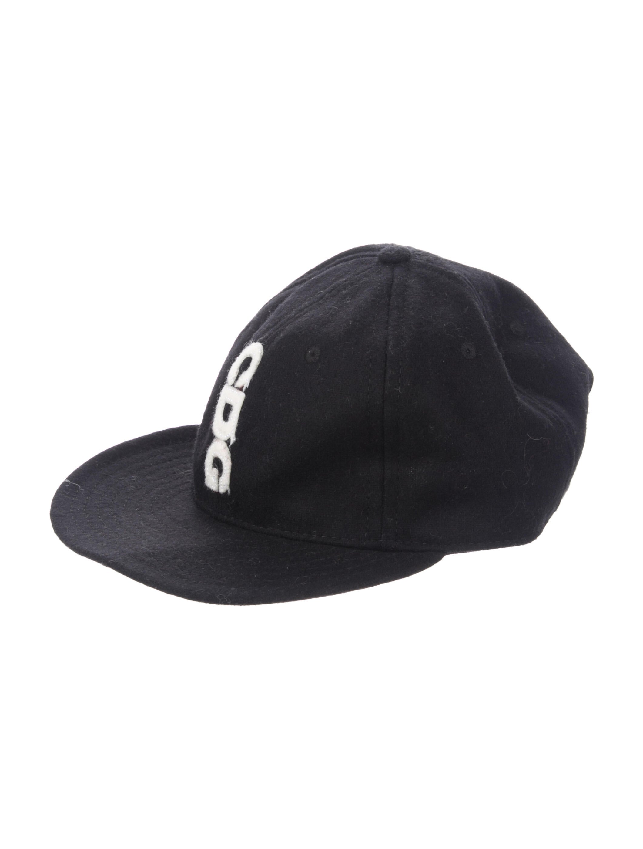 CDG by Comme des Garçons Wool Baseball Cap - Black Hats