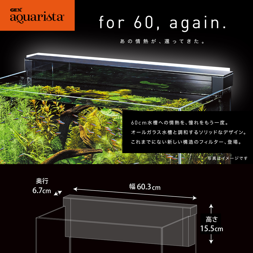 Ga GLASS CUSTOM 600(グラスカスタム600) | ジェックス株式会社