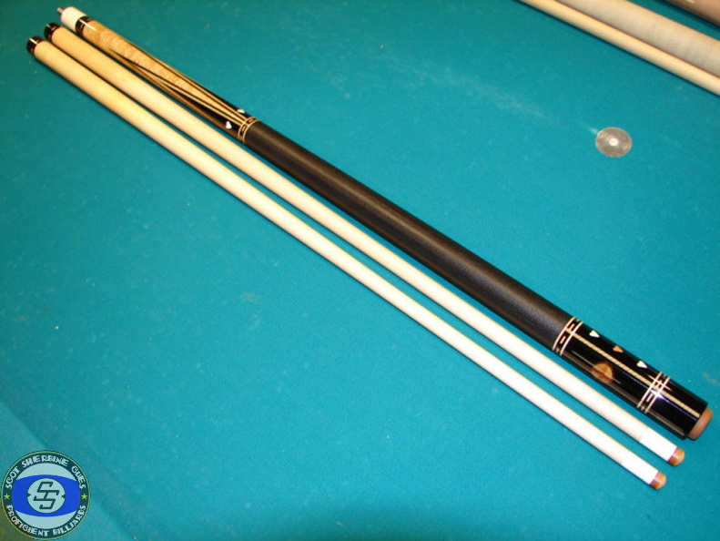 Heart inlays - Paul Huebler cue - Proficient Billiards - Pool Cue