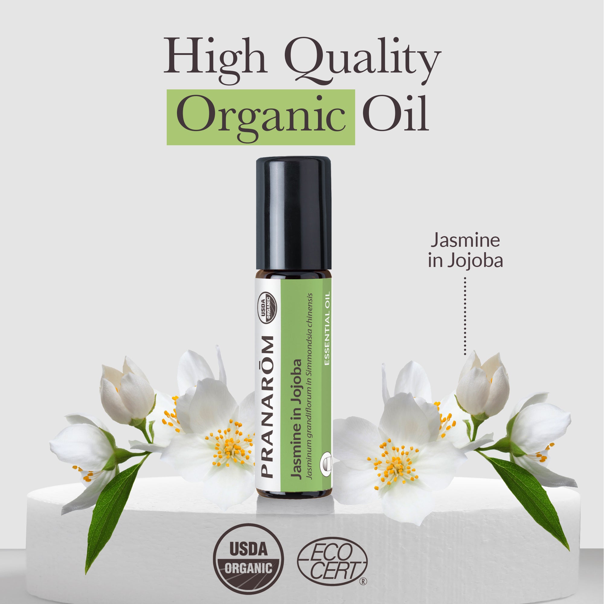 Jasmine Essential Oil in Jojoba - Bio | Pranarôm