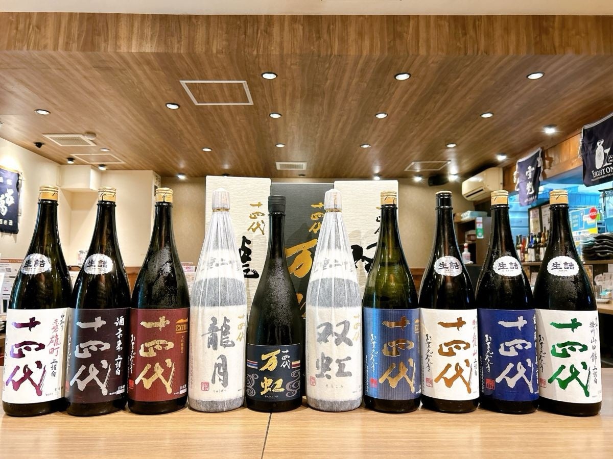 先着36名様限定】万虹、双虹、龍月も飲める！『激レア十四代10種飲み
