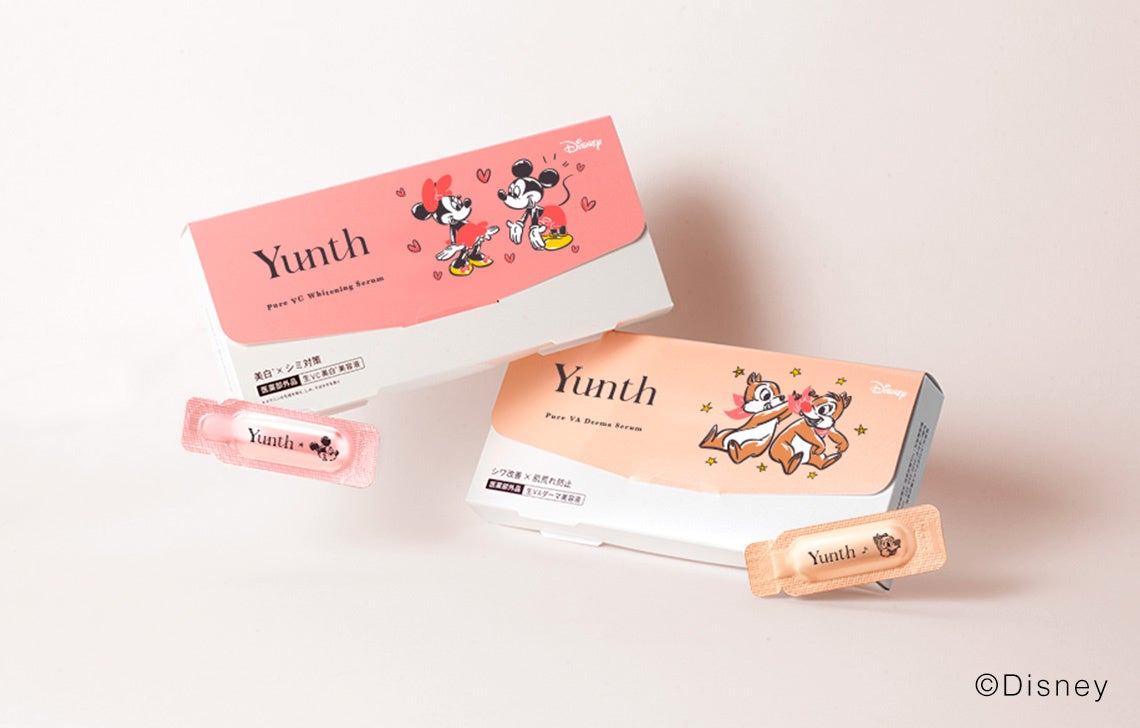 Yunthにミッキー＆ミニー、チップ＆デールの特別デザインが登場！人気