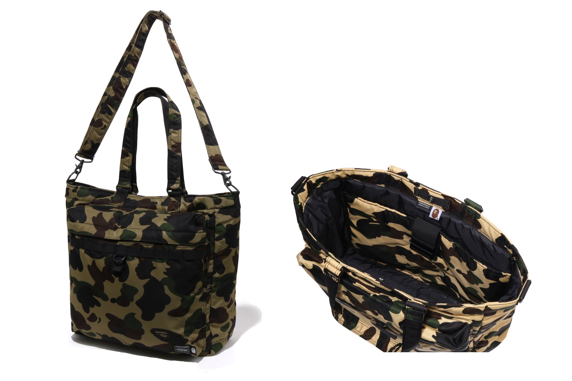 激レア 新品 BAPE × PORTER 迷彩 ポーター× エイプ ボディバッグ 希少