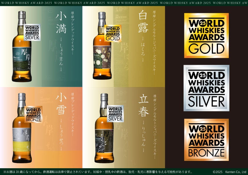 厚岸蒸溜所】世界的酒類品評会で「厚岸シングルモルトジャパニーズ