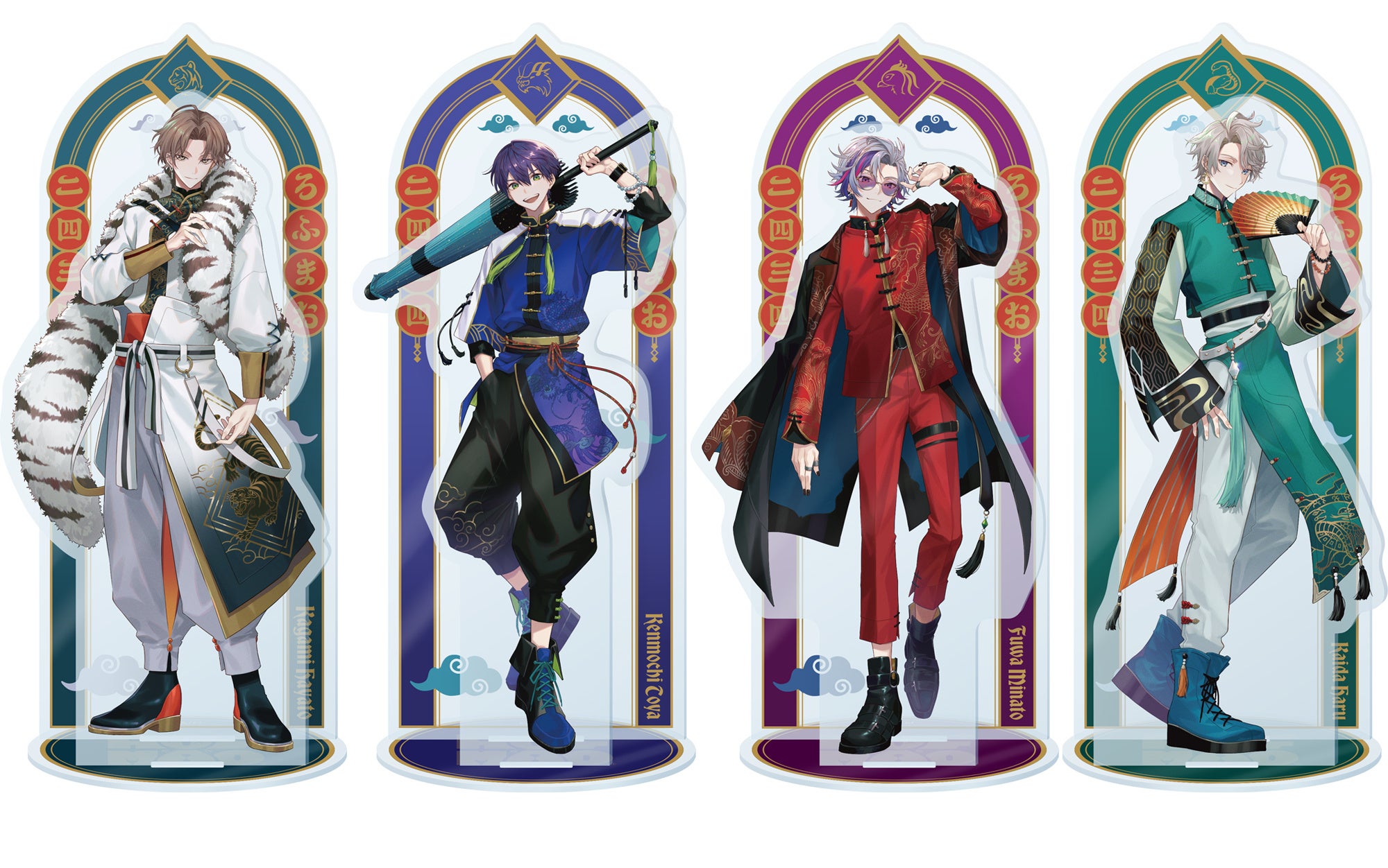 にじさんじ」所属VTuberユニット・ROF-MAOより、四神をモチーフにした