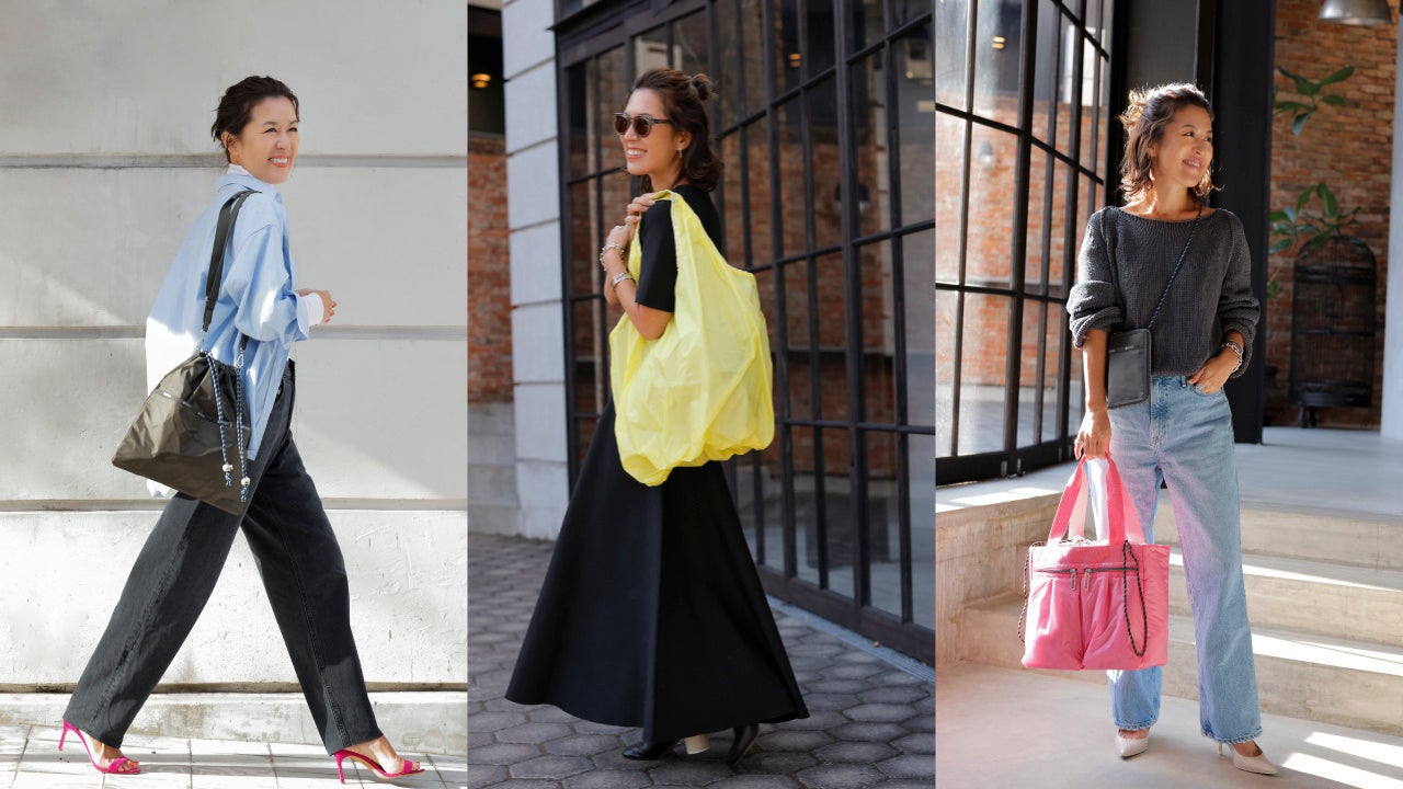 レスポートサックの超軽量シリーズ「エッセンシャル」と、スタイリスト