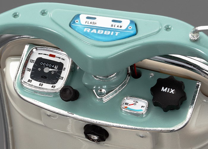 全長23.8cm！】ヴィンテージな鉄スクーター「ラビット スーパーフロー