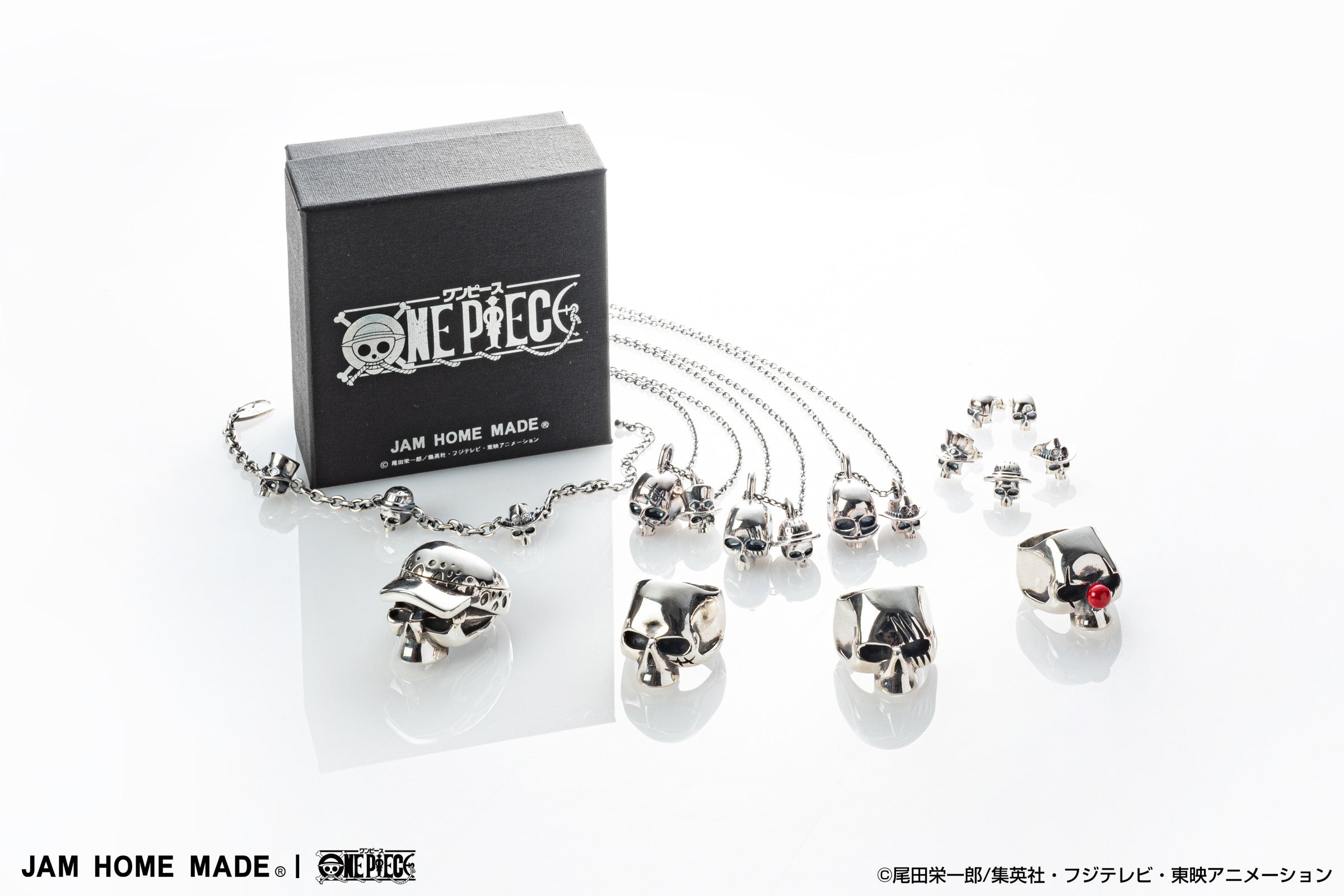 アクセサリーブランド JAM HOME MADE より 海賊旗のドクロをモチーフに