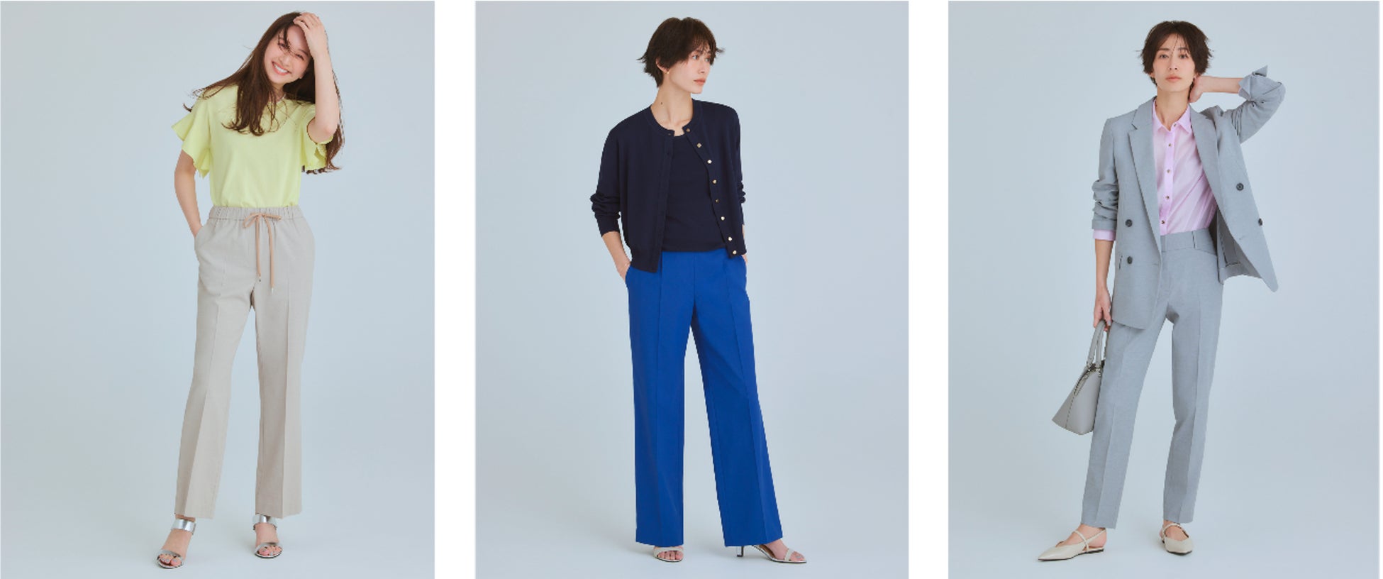 プラステの美脚パンツ「PLUS STYLE」に新シルエットが登場！春夏の人気