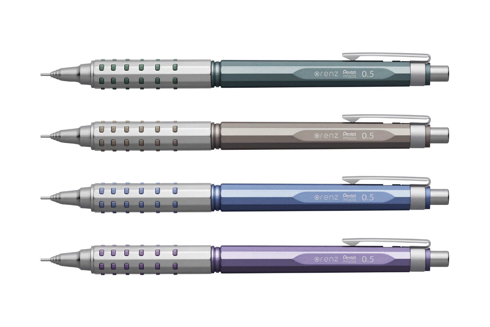 集中力が途切れない自動芯出し機構搭載シャープペン「オレンズAT」に