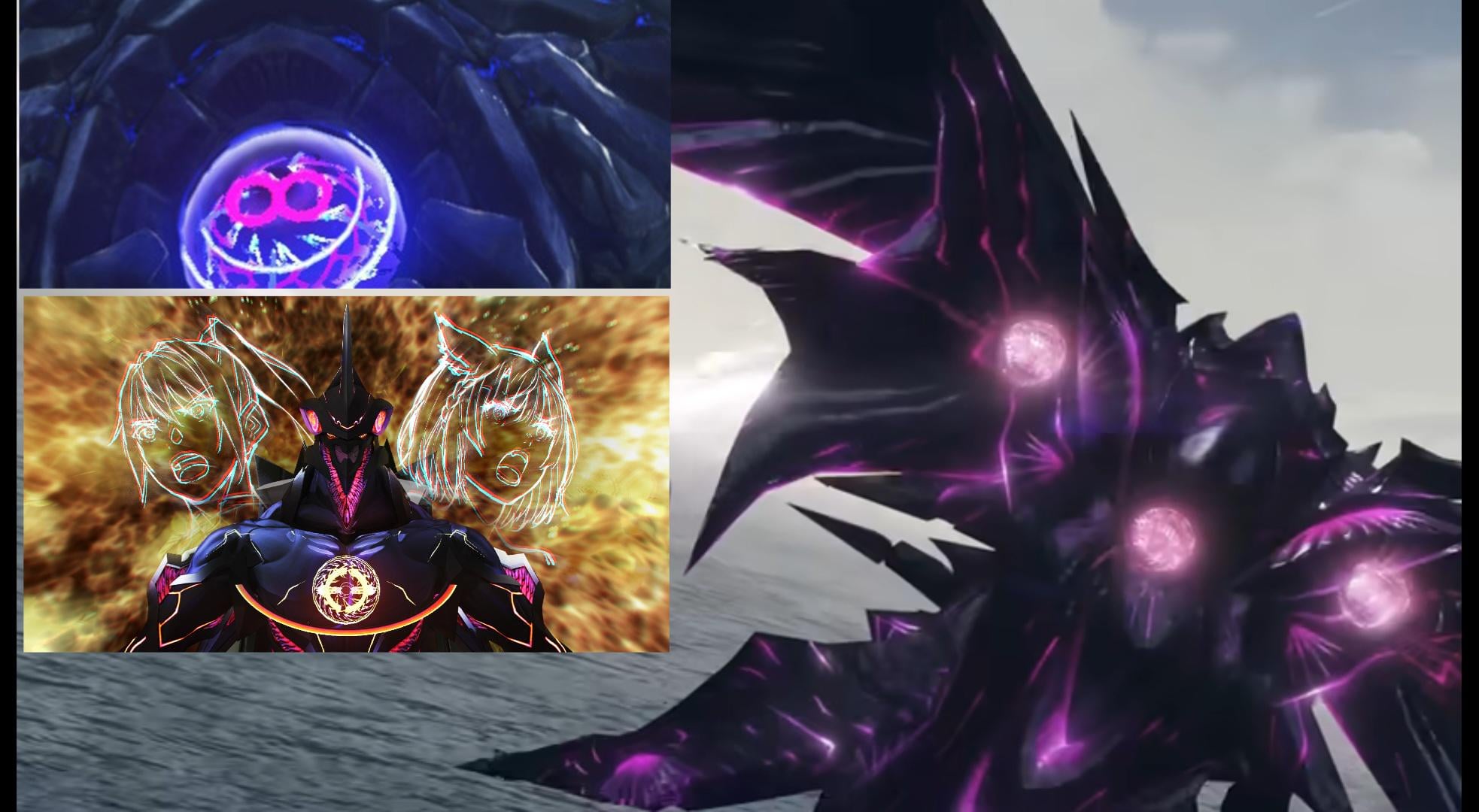 I made a Comparison since people said those Purple Monsters in the