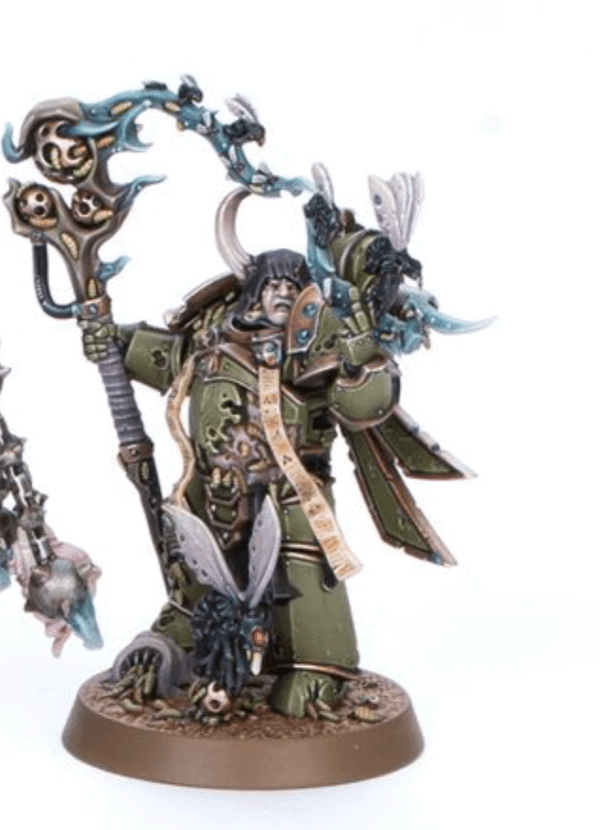 Poxwalkers (as Lesser Demons) and a Malignant Plague-Caster (as an