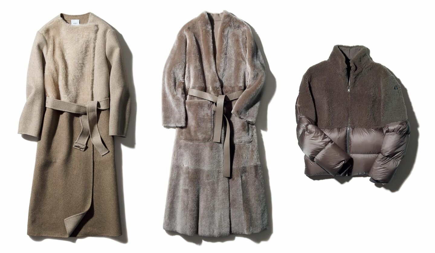 贅沢コート｜「ジョルジオ アルマーニ」のファー、「モンクレール」の