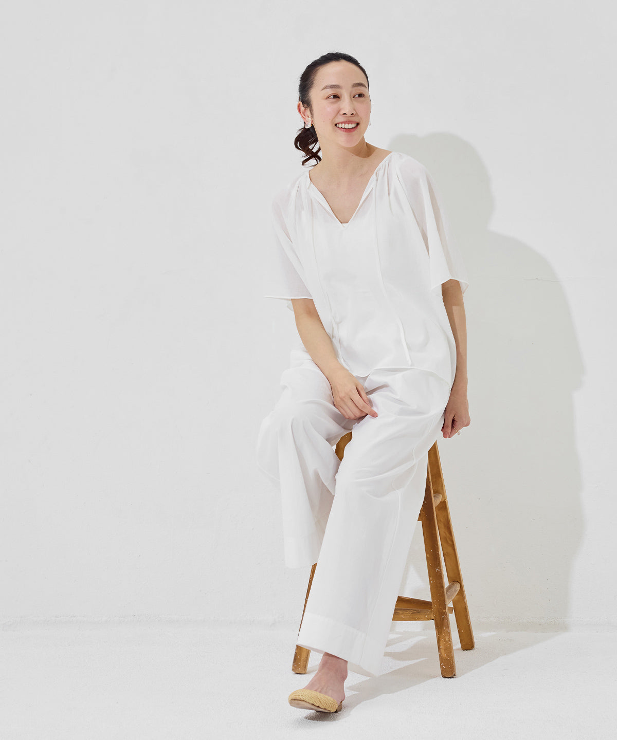 カルゼブラウス / オーガニックコットン – PRISTINE