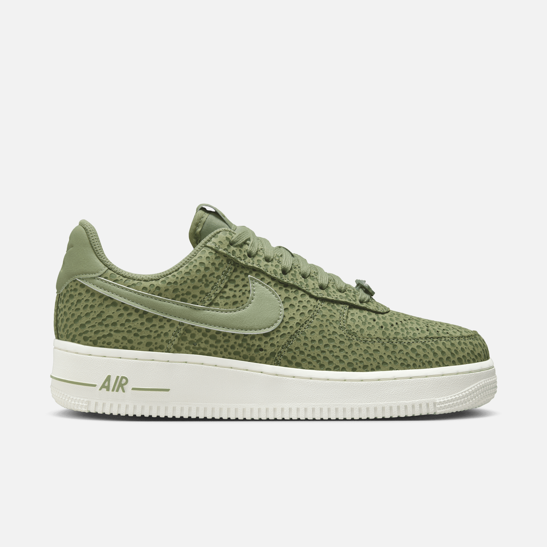 Nike Women's Air Force 1 Low Safari Oil Green – Puffer Reds
