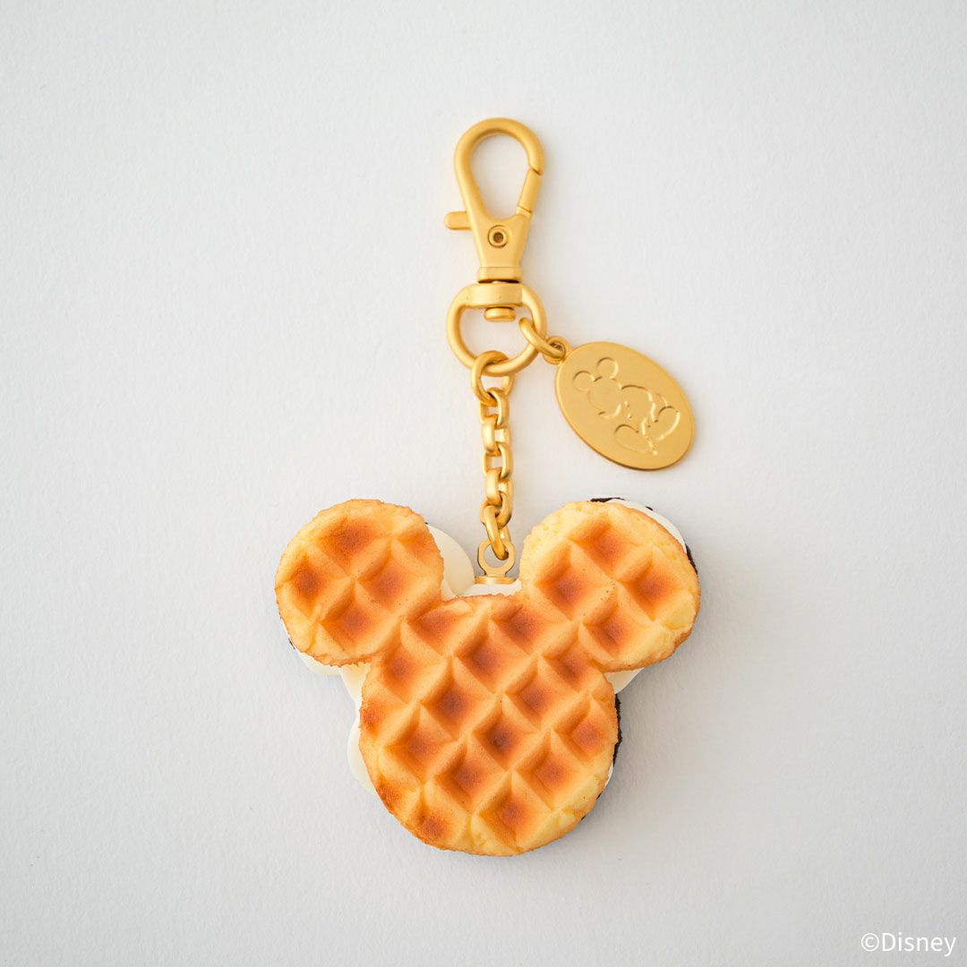 ミッキーマウス/バターミルク&チョコレートワッフル バッグチャーム