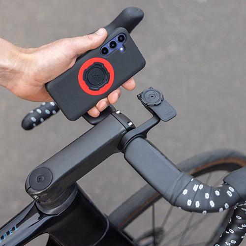 アウトフロントマウント PRO 自転車用スマホホルダー｜クアッドロック
