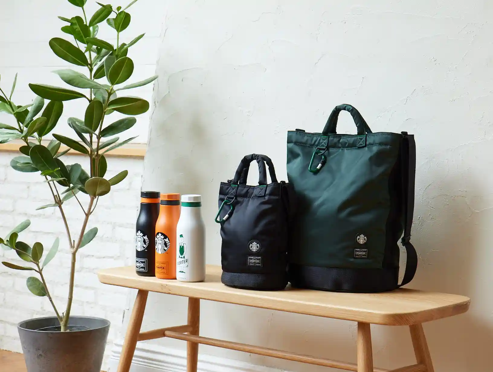STARBUCKS®×PORTER 初のコラボレーションバッグとボトルが6月21日より
