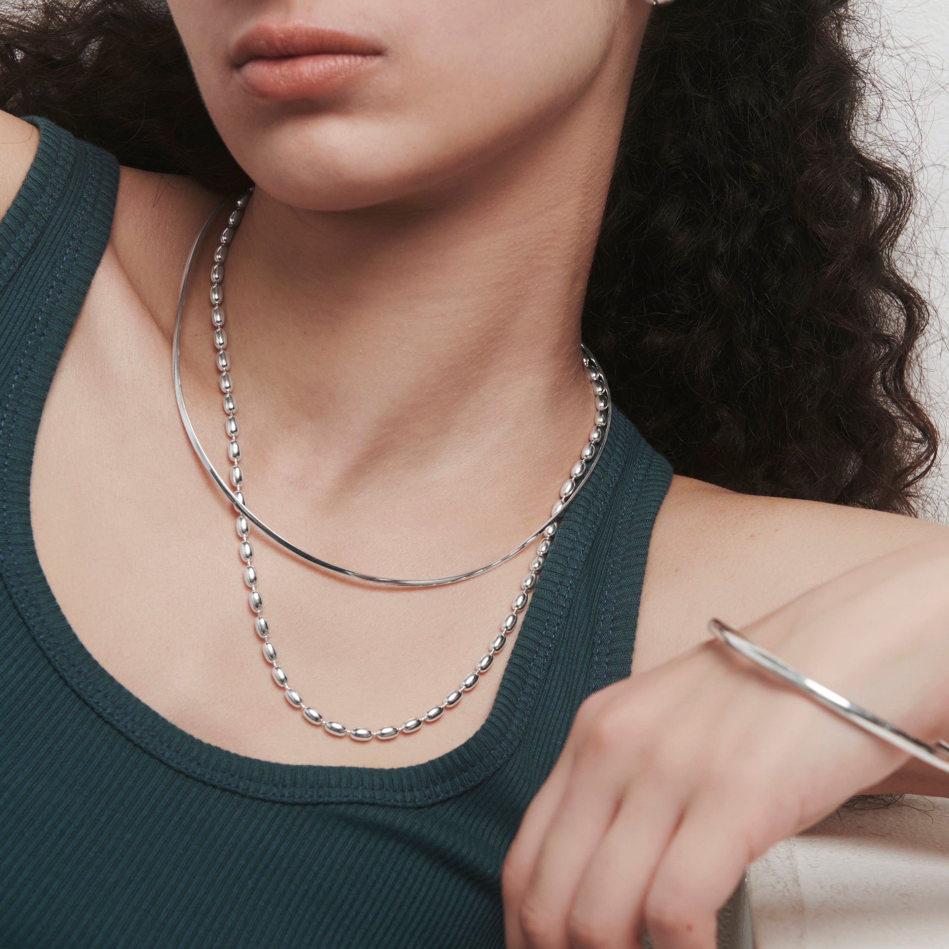 omega flat necklace – quip queint