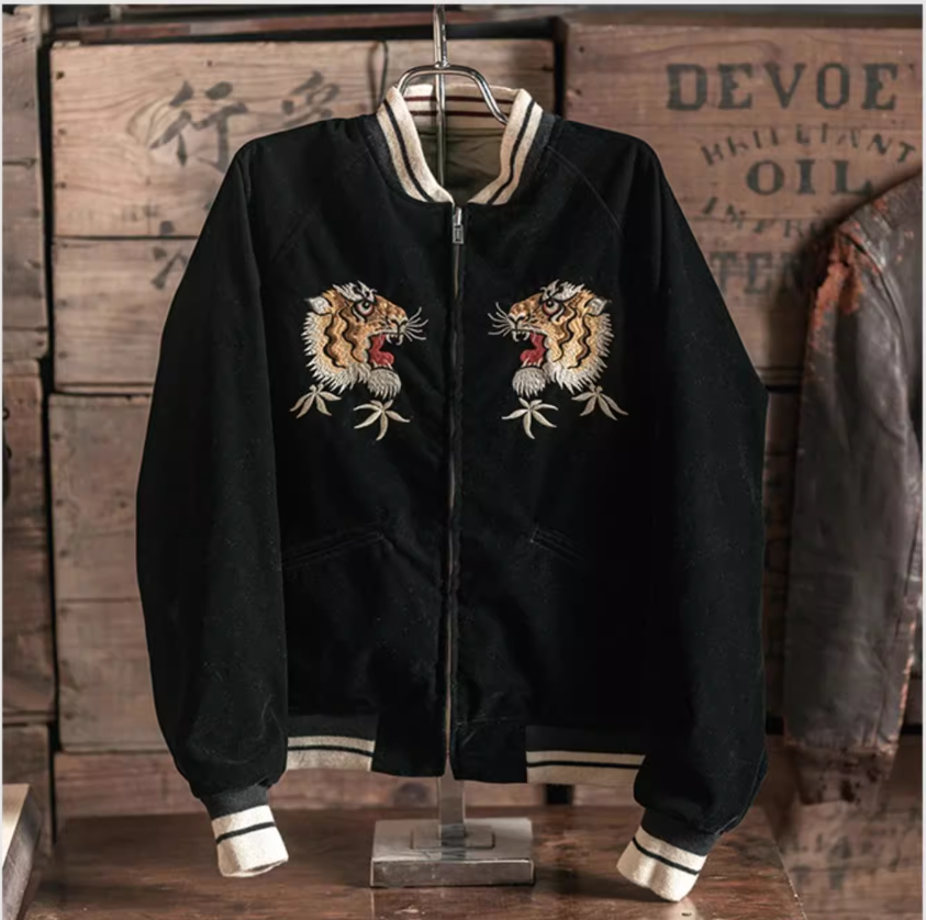 △ヴィンテージ復刻デザイン 別珍リバーシブルスカジャン▽ – quietman