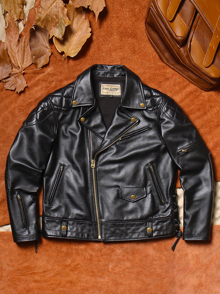 ヴィンテージ50s 613型復刻 カウレザー ダブルライダースジャケットM