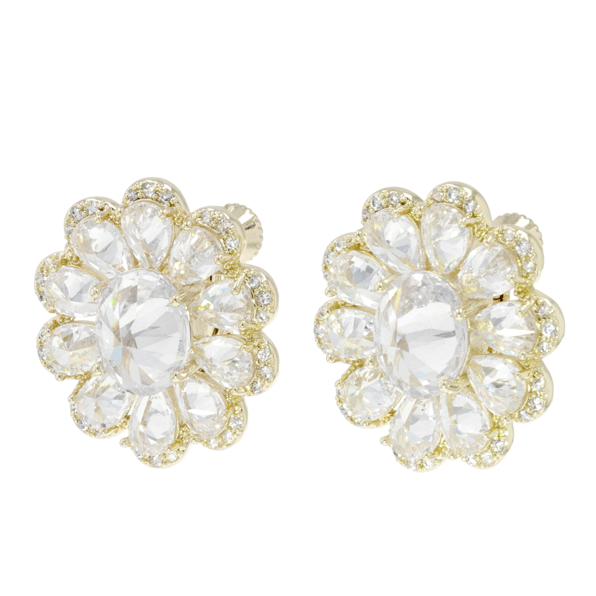 JinkaNezu CZ シャイニーイヤリング/ピアス ジンカネヅ（JinkaNezu