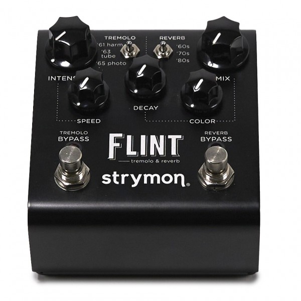 Strymon Flint V1 Tremolo & Reverb Pedal, Black Knob Edition