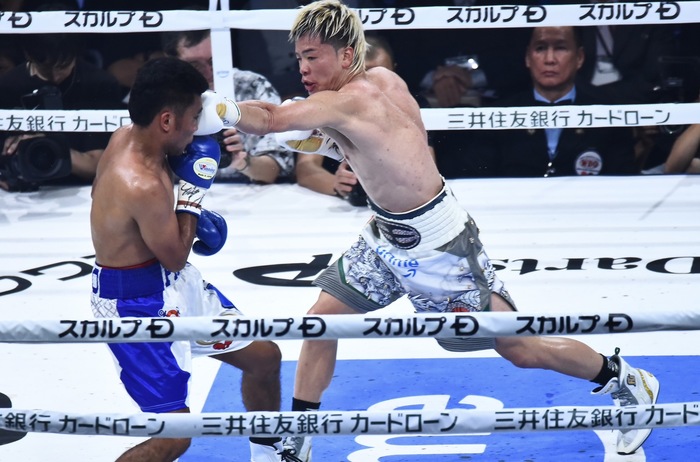 ボクシング】那須川天心が判定勝ちで初戴冠、カットで初めての流血も