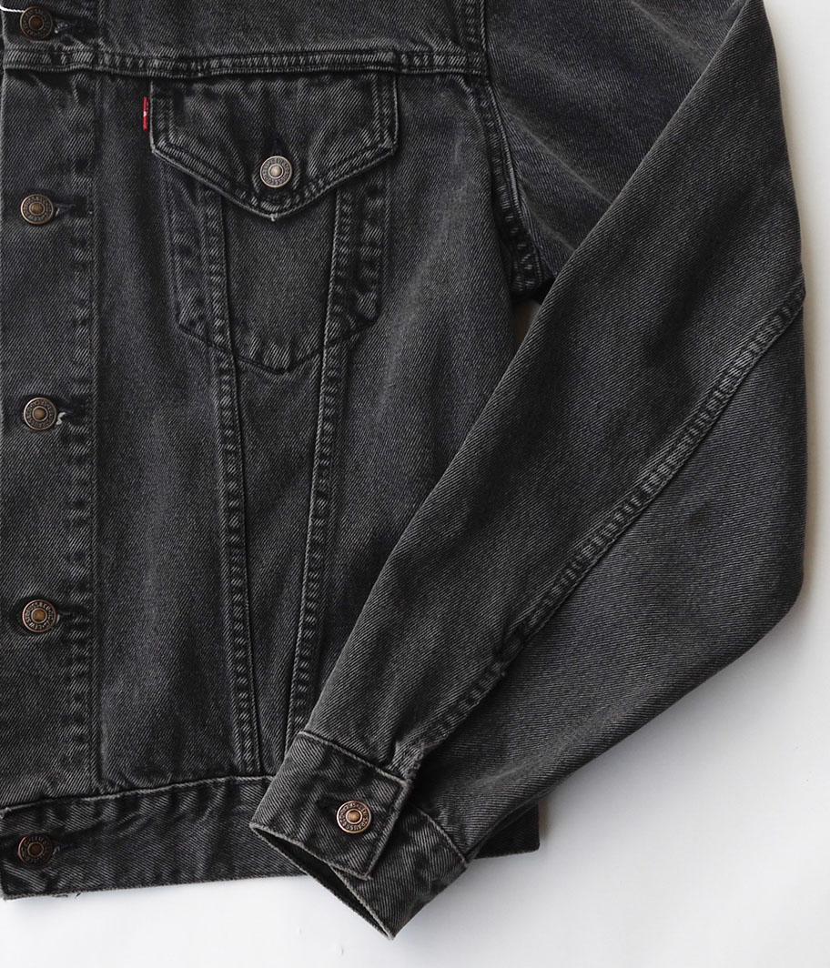 Euro Levi's 70500 ブラックデニムトラッカージャケット - Fresh