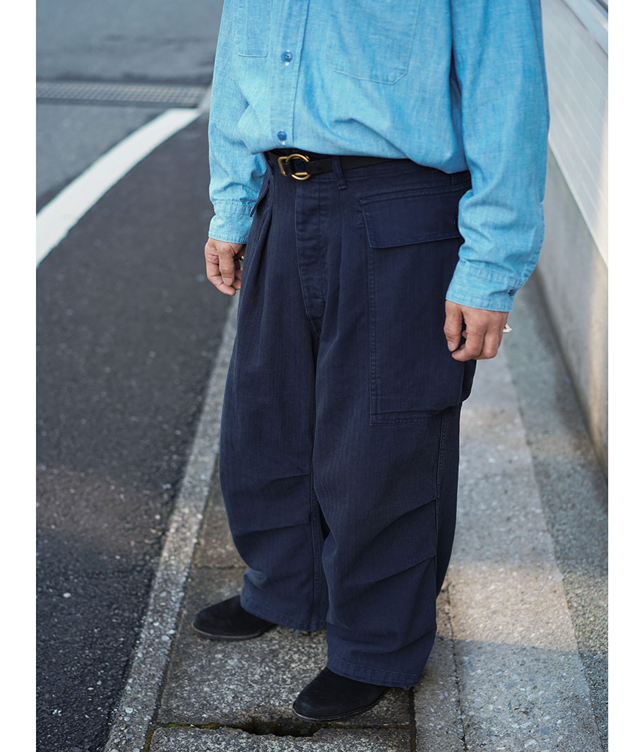 HERILL M43 HBT pants [NAVY] - Fresh Service NECESSARY or