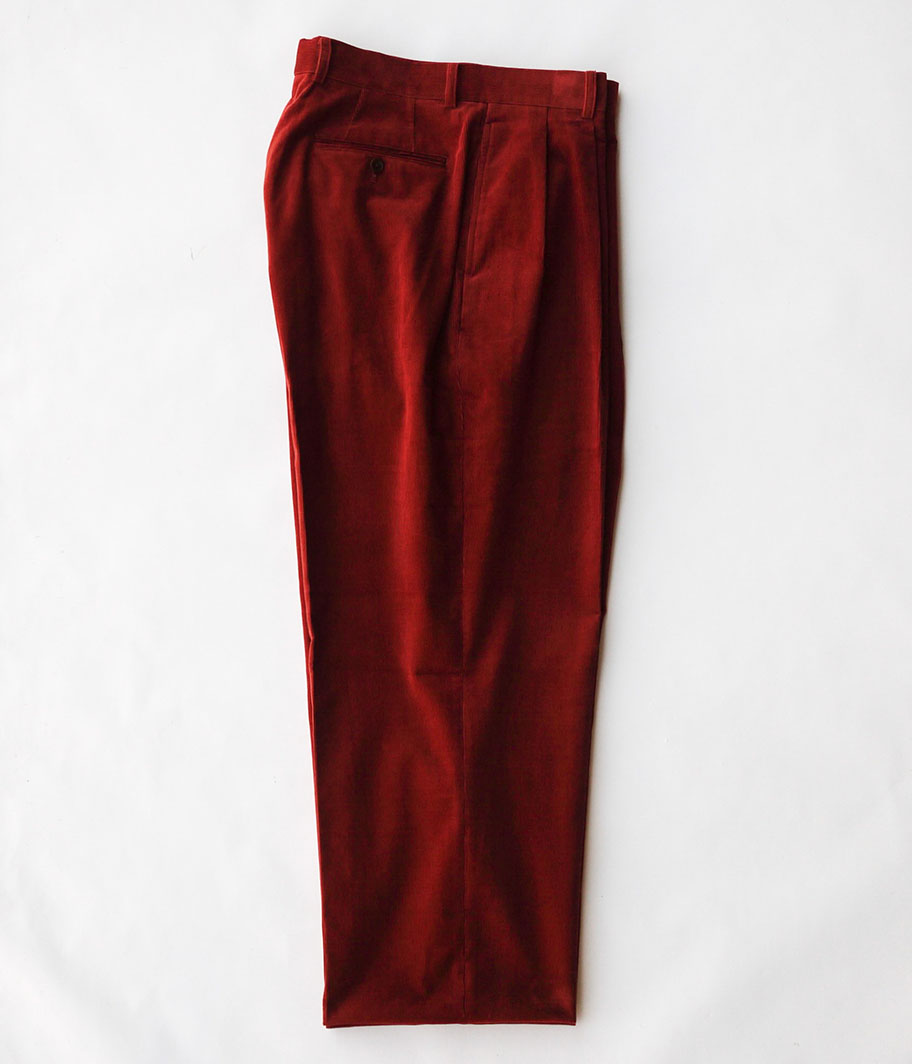 NEAT PONTOGLIO Corduroy NEAT Chino [TERRACOTTA] - Fresh Service