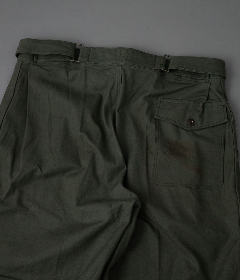 50's フランス軍 メカニックワークパンツ[Dead Stock] - Fresh Service