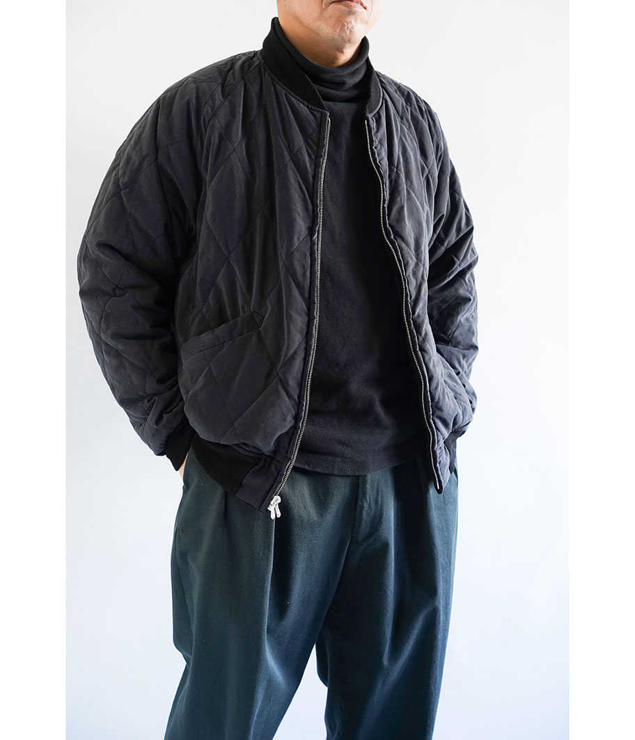 A.PRESSE VINTAGE US NAVY SOUVENIR VELOUR JACKET [BLACK] - Fresh