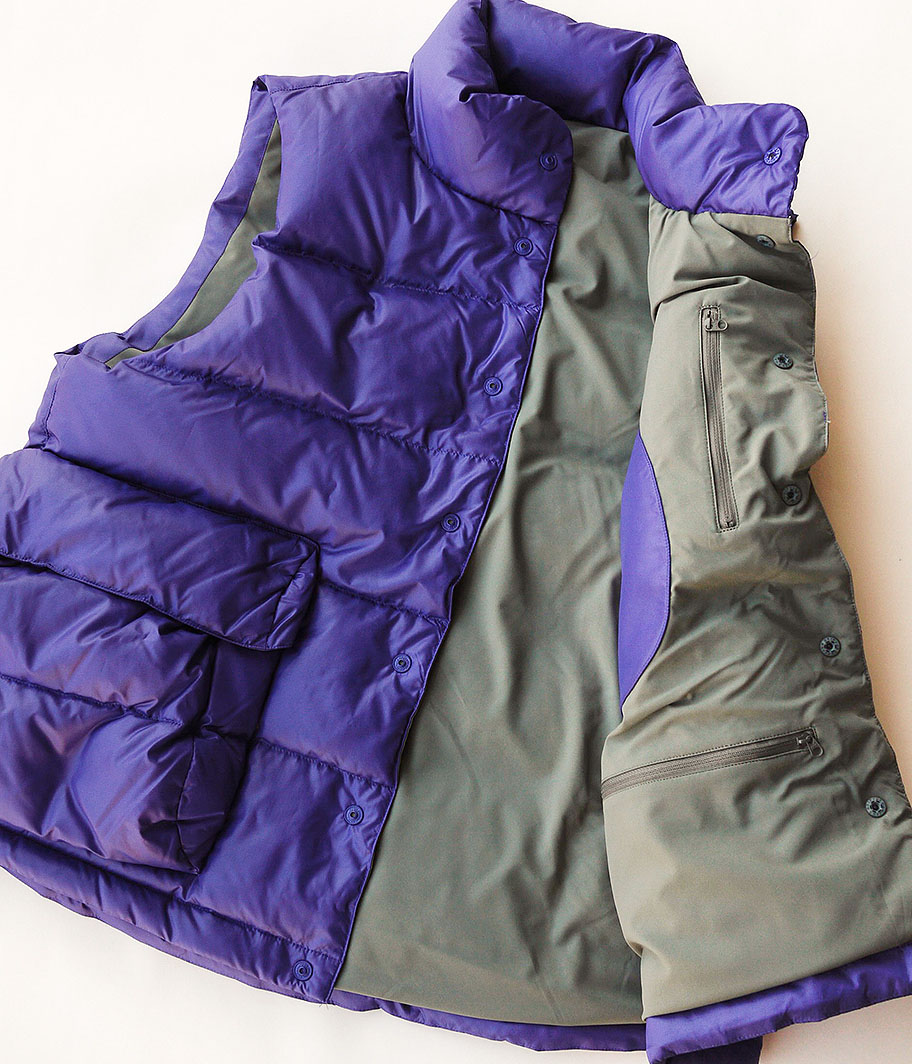 DAIWA PIER 39 TECH BACK PACKER DOWN VEST [PURPLE] - Fresh Service