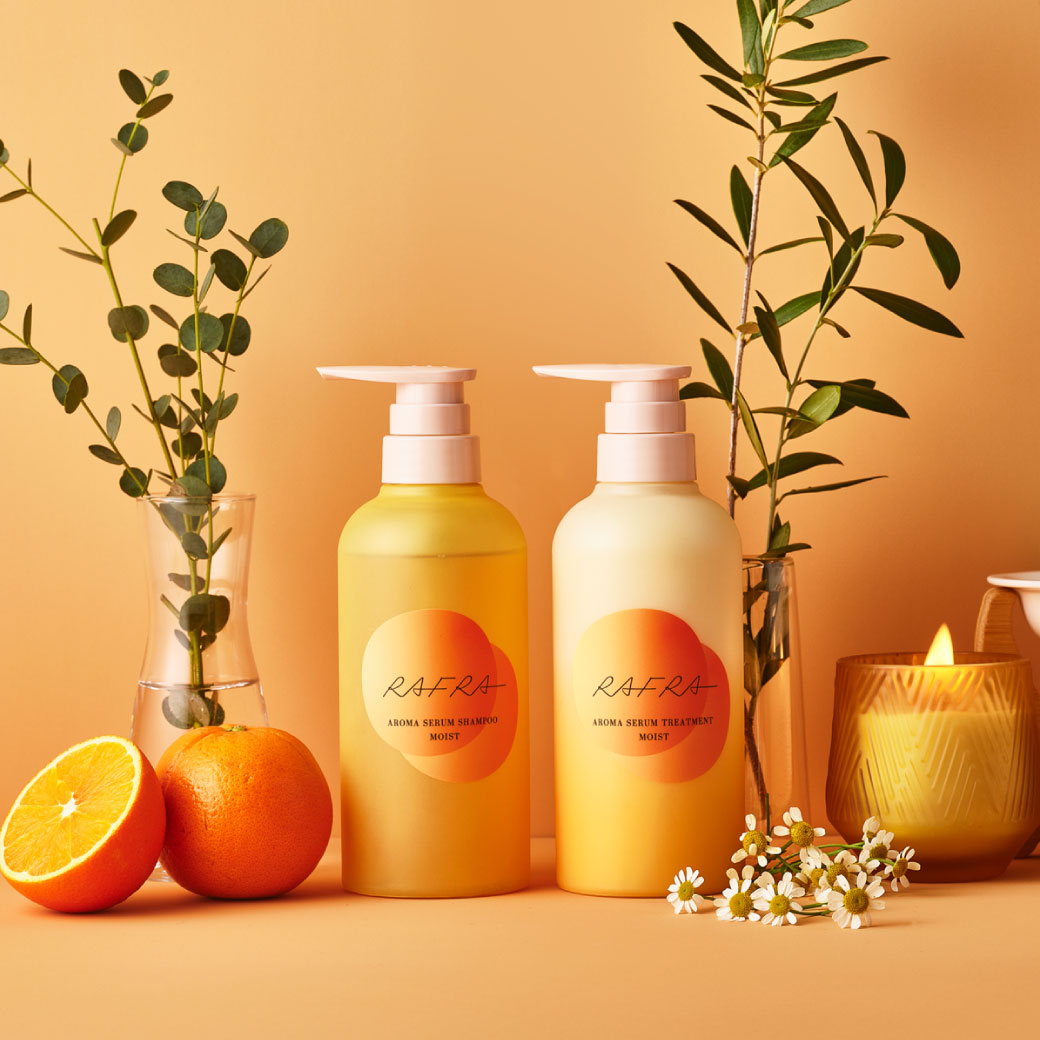 ラフラ】アロマセラム シャンプー＆トリートメント モイスト セット