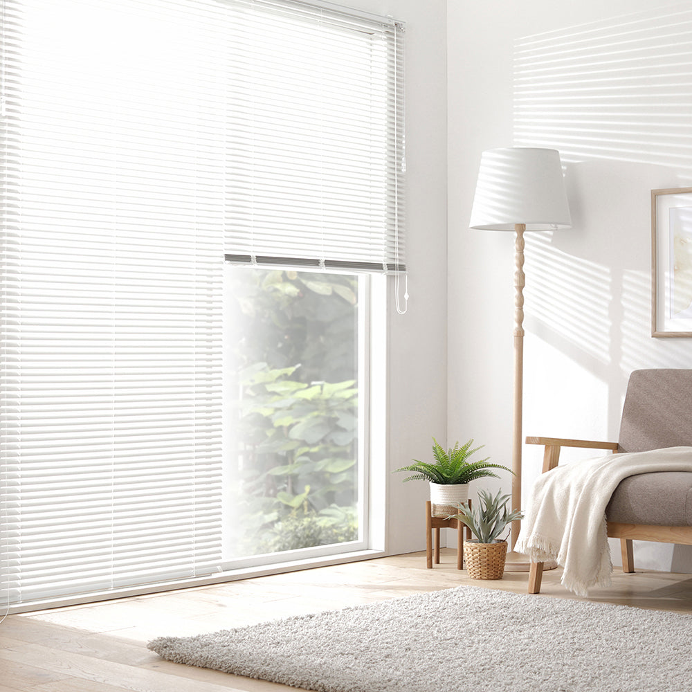 日本製 遮熱 アルミブラインド 無地 幅40cm 1枚（カーテンレール対応可