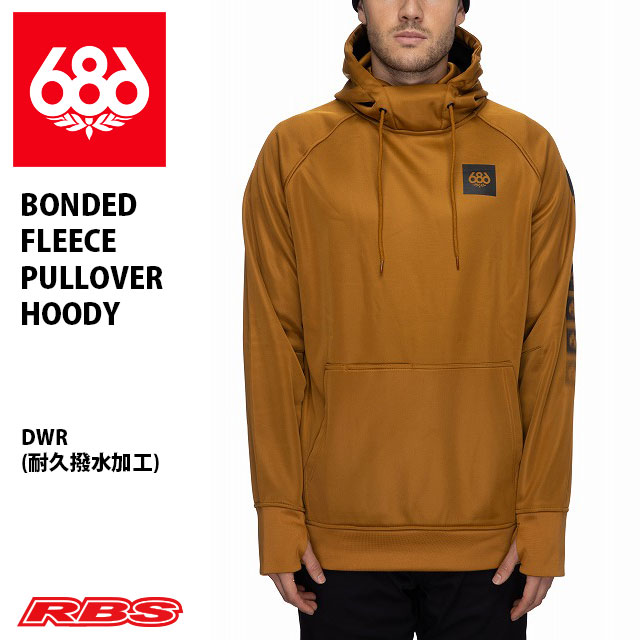 686 パーカー BONDED FLEECE PULLOVER HOODY カラー GOLDEN BROWN