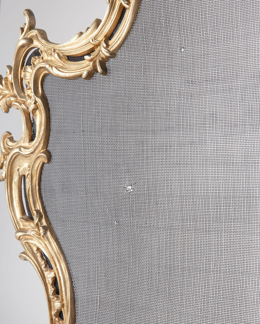 Gilt Bronze French Rococo Fire Screen | Vintage Collection