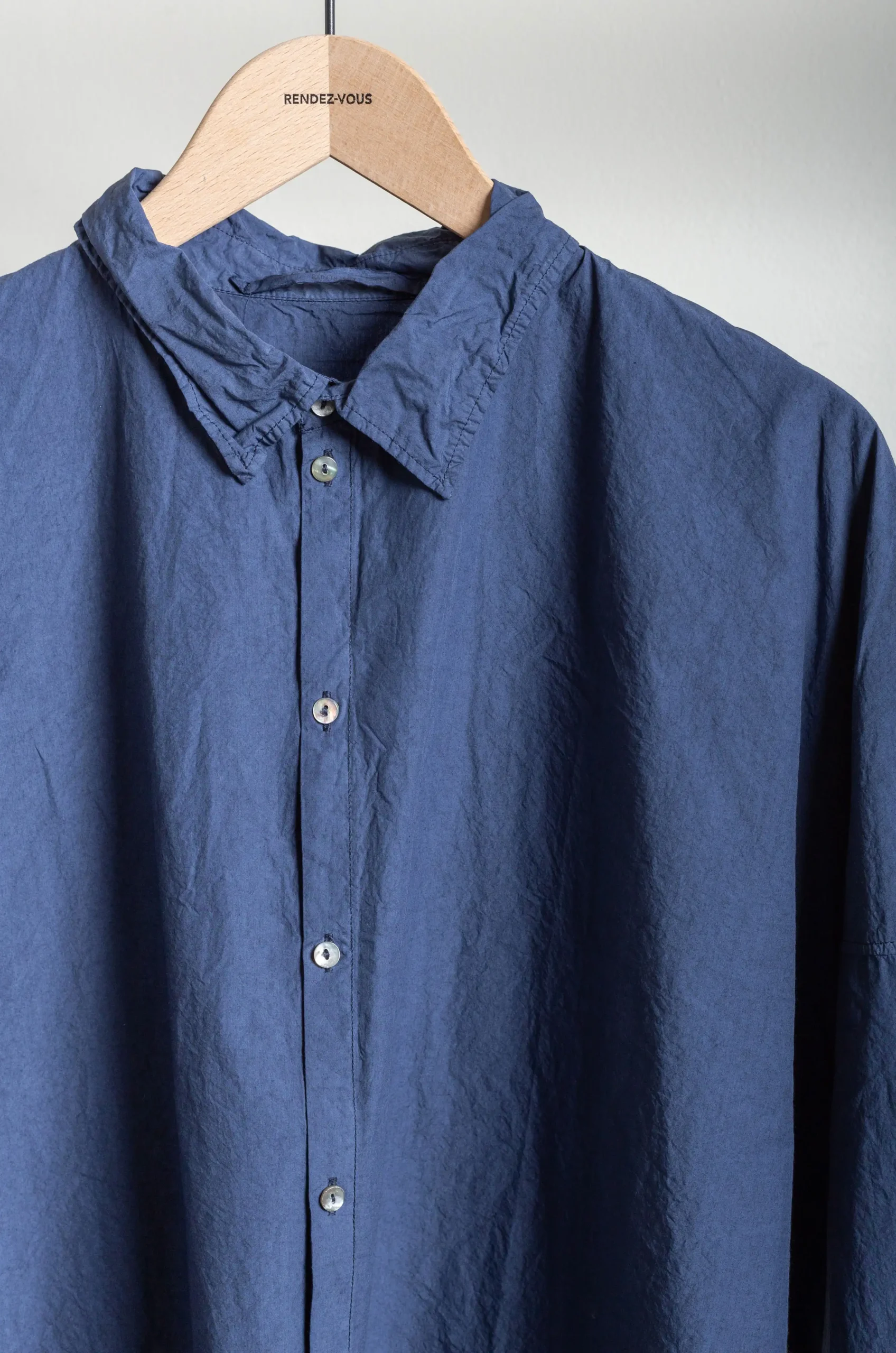 Album Di Famiglia - Unisex Collar Shirt TC Navy - Rendez-vous Store