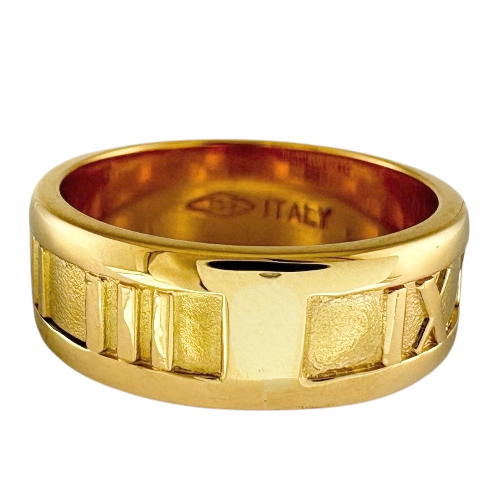 Tiffany & Co. Tiffany Atlas Ring Ring 13 18 Gold K18 Yellow Gold
