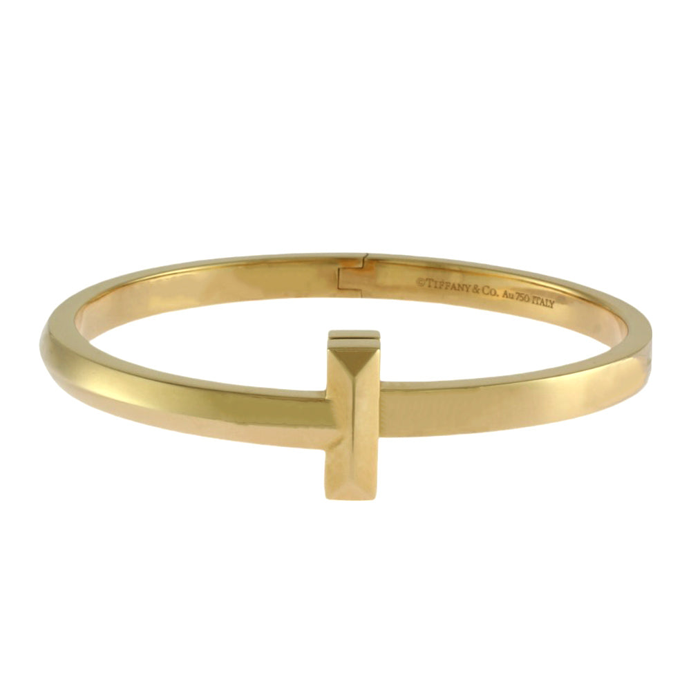 Tiffany & Co. Tiffany T One Bangle 18 Gold K18 Yellow Gold Ladies