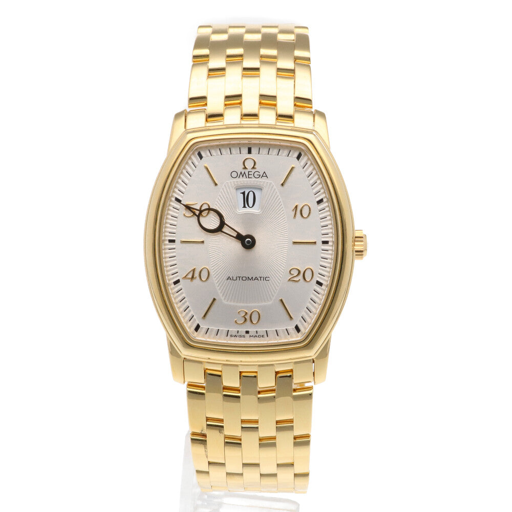 OMEGA オメガ ジャンピングアワー デ・ビル 腕時計 18金 K18イエロー