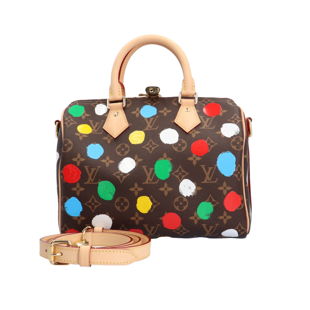 LOUIS VUITTON Speedy Bandouliere 25 Yayoi Kusama Collaboration
