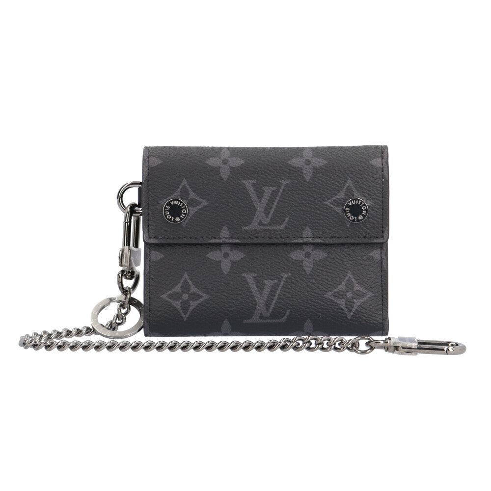 LOUIS VUITTON ルイヴィトン チェーンコンパクトウォレット モノグラム