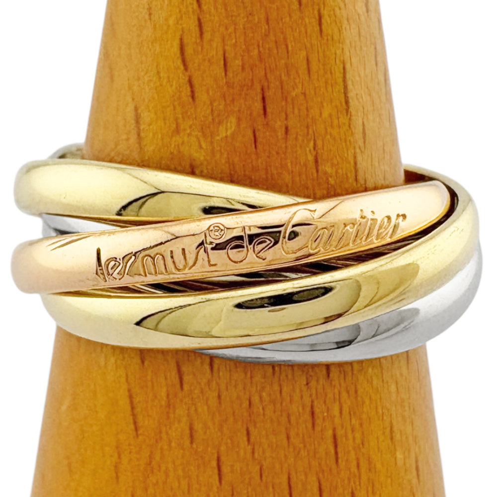 CARTIER カルティエ トリニティ 5連 リング 指輪 13.5号 18金 K18