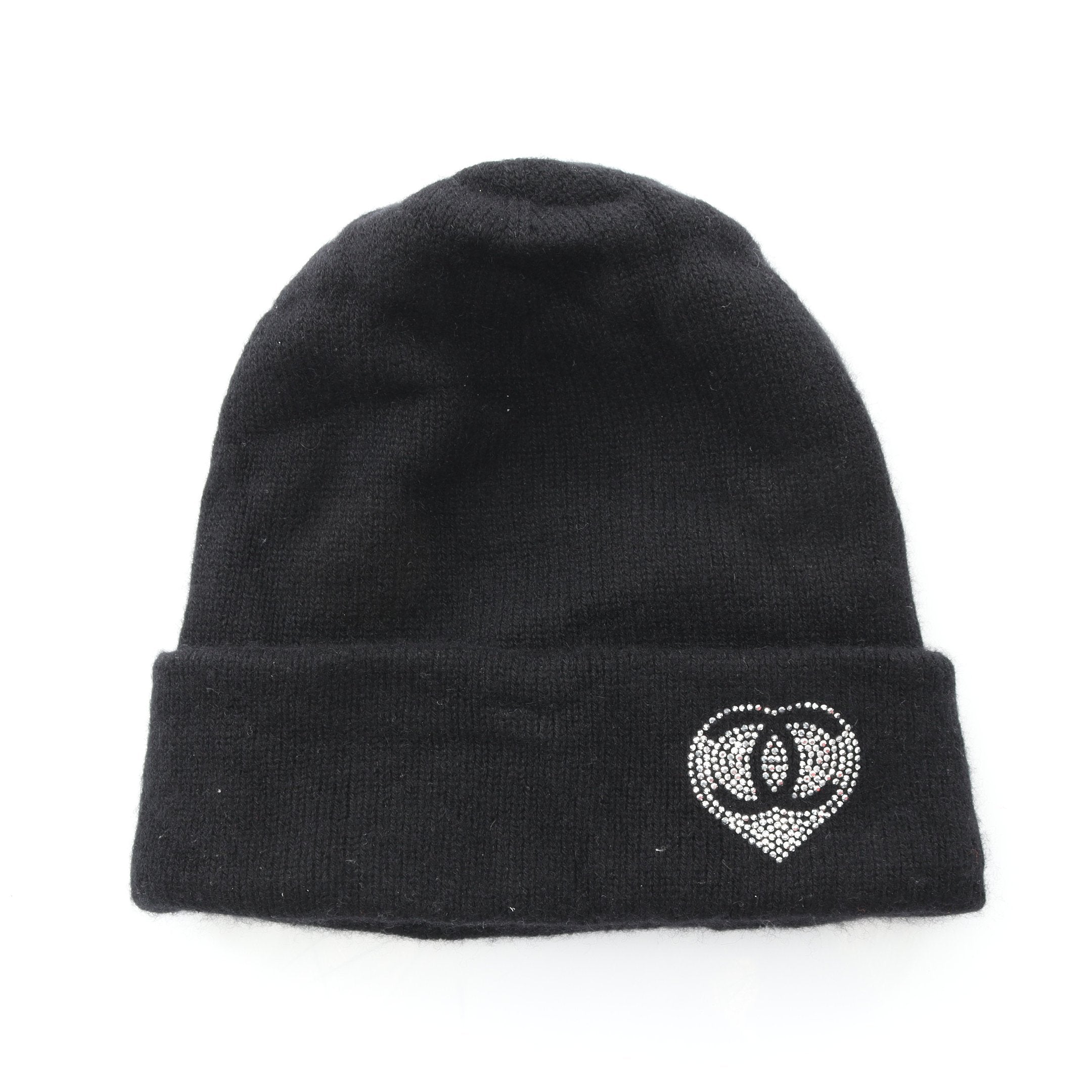 ココマーク ニット帽 ビーニー カシミヤ ブラック シャネル – RECLO